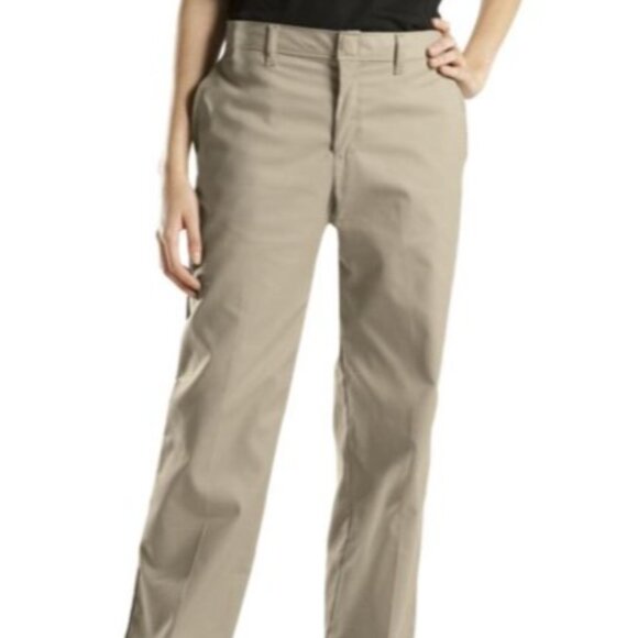 Dickies FP221 Women's Premium Relaxed Fit Straight Leg Pants Desert Sand - Picture 1 of 1